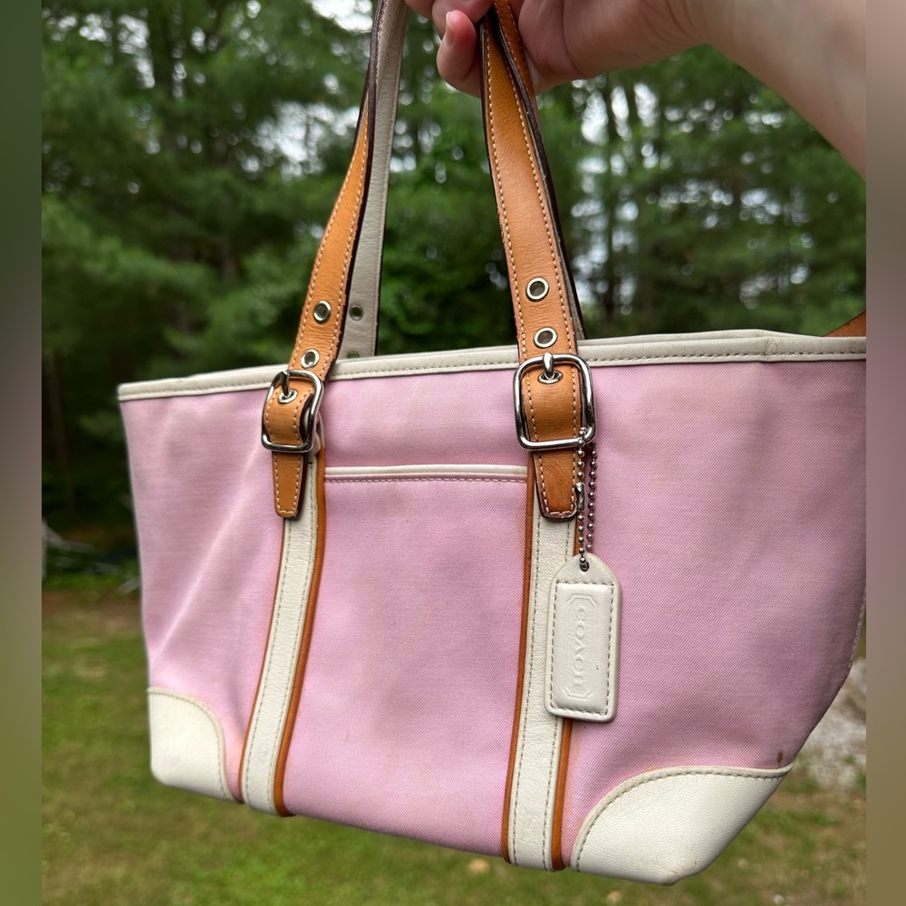 Vintage Coach Hamptons Mini Tote